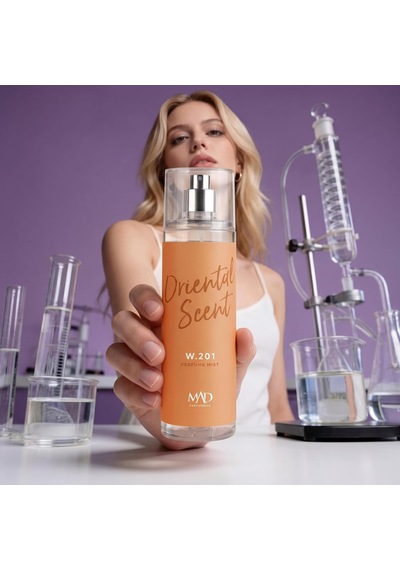 Mad W201 200 Ml Kadın Parfüm Body Mist Siyah Frenk Üzümü, Yasemin, Vanilya