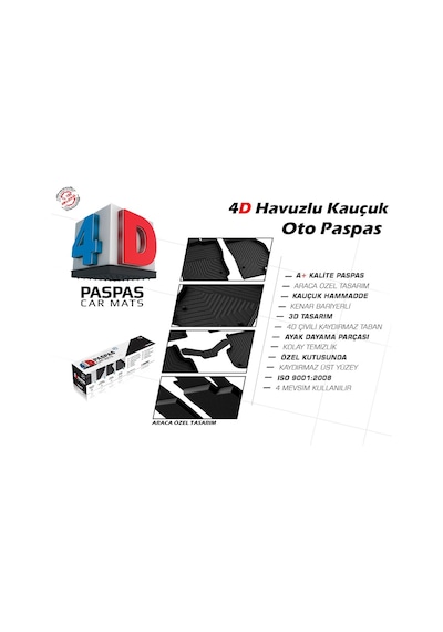 Mitsubishi L200 4D Havuzlu Paspas 2015-2019 A+