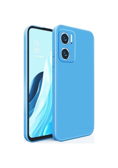 Xiaomi Redmi Note 11e Kılıf Premier Slikon Kamera Korumalı + Ekran Koruyucu Nano Mavi