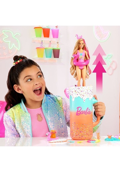 Hrk57 Barbie Pop Reveal Sürprizli Bardak Oyun Seti Çok Renkli