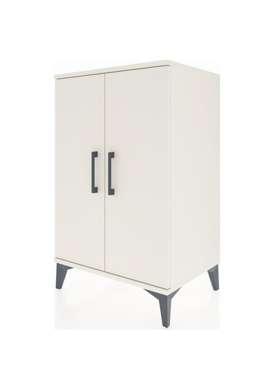 Hyperion Komodin Tek Raflı 2 Çekmeceli 2 Kapaklı 60x44x96 Aytaşı-aytaşı Aytası