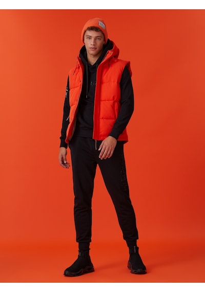 Regular Fit Erkek Yelek Turuncu