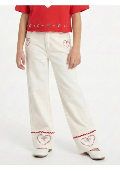 Xo Kids Kız Çocuk Pantolon 4-13 Yaş 26144 Krem