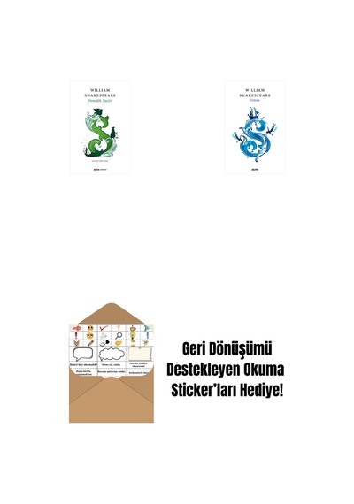 Venedik Taciri + Bir Yazdönümü Gecesi Rüyası + Okuma Sticker'ları