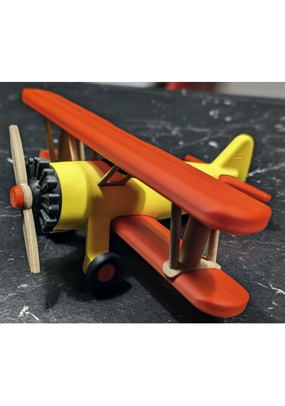 Boeing Stearman 75 Oyuncak Uçak