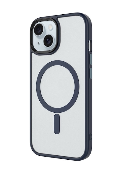 Kilifone - İphone 13 Uyumlu Kılıf Mat Arka Yüzeyli Magsafe Özellikli Flet Kapak - Gri - T26751
