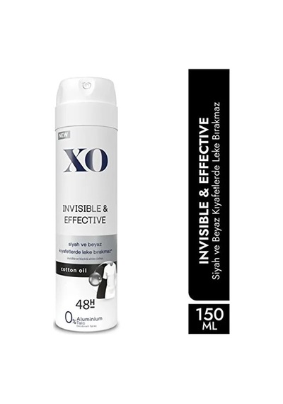 Xo Deodorant Sprey & Invisible & Effective Kadin 150ml