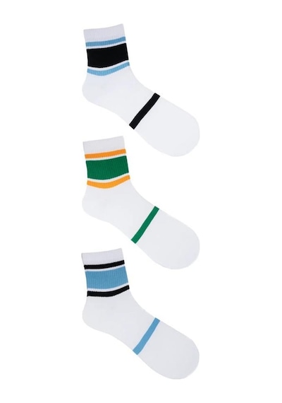 The Socks Company 981p 3 Çift Pamuk Kadın Tenis Çorap Çok Renkli