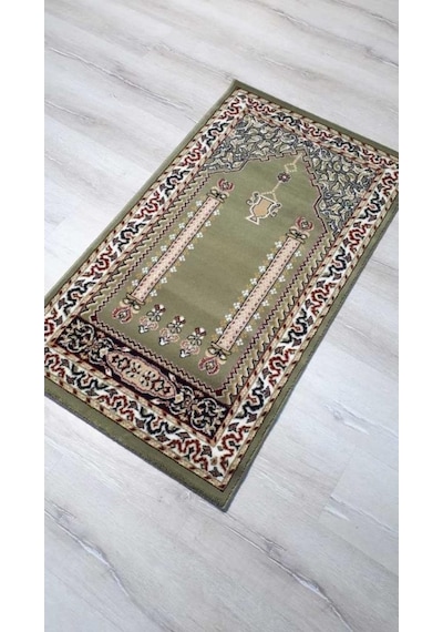 Saray Halı Namazlık Seccade S0557Y00 Yeşil 65X115 Cm