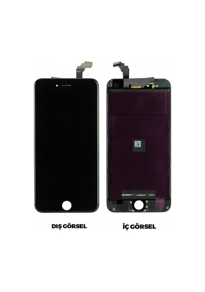 Teknonet Apple Uyumlu iPhone 6 Plus Aa Kalite Lcd+dokunmatik+çıtalı - Siyah