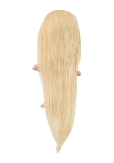 Gerçek Front Lace Düz Platin Tül Peruk / 75/80cm - Fglt-758728 Karışık - Çok Renkli