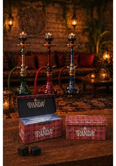 Fıre Kıng Panda Premium Nargile Kömürü 10 Kg %100 Doğal Hindistan Cevizi Kömürü