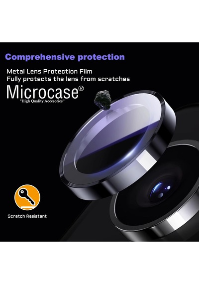 Microcase Huawei Pura 80 Ultra Kamera Camı Lens Koruyucu Halka Set - Al8114
