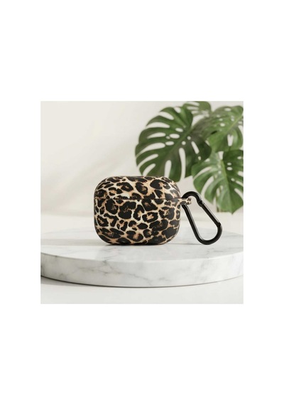 Airpods Pro 1 Ve 2 Uyumlu Leopar Desenli Silikon Kulaklık Kılıfı - Siyah Metal Kancalı Darbe Emici Koruyucu Kılıf Kapak Şeffaf Airpods Pro 1 Ve 2 Uyumlu Leopar Desenli Silikon Kulaklık Kılıfı - Siyah Metal Kancalı Darbe Emici Koruyucu Kılıf Kapak Şeffaf