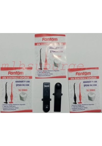 Fantom P1500 Hamarat Süpürge Bez Torbası 3 Adet 2 Tırnak