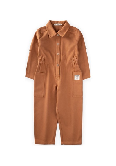 Cigit Gabardin Tulum 2-7 Yaş Taba Taba