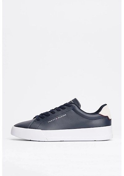 Tommy Hilfiger Tommy Jeans Erkek Lacivert Pebble Grain Court Sneaker Lacivert