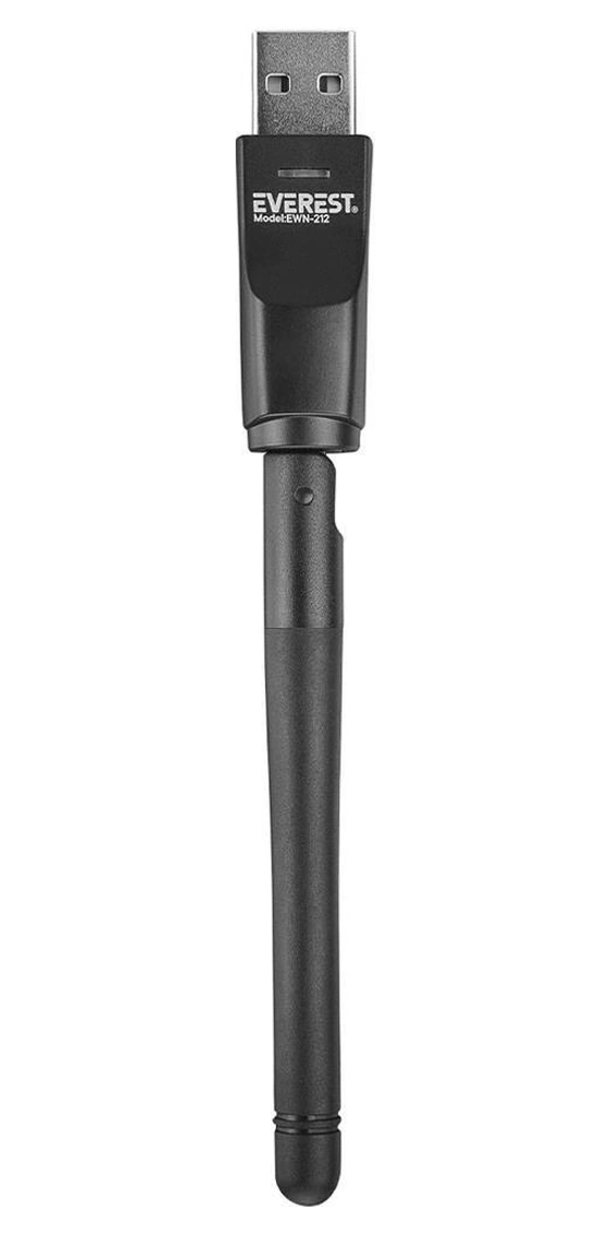 Everest Ewn-212 2.4ghz Mt7601 İşlemcili 2dbi 150 Mbps Wireless Usb Kablosuz Adaptör-194901