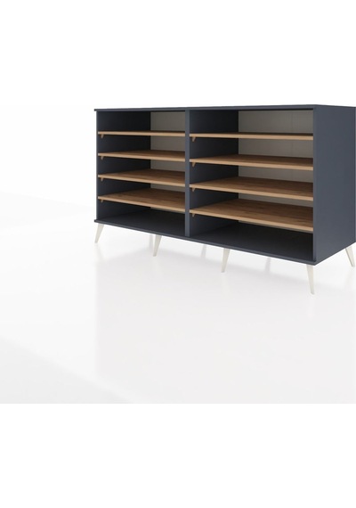 Kronos Konsol 8 Raflı 176x59x99 Antrasit-antrasit/çam Antrasit-antrasit/çam Kronos Konsol 8 Raflı 176x59x99 Antrasit-antrasit/çam Antrasit-antrasit/çam