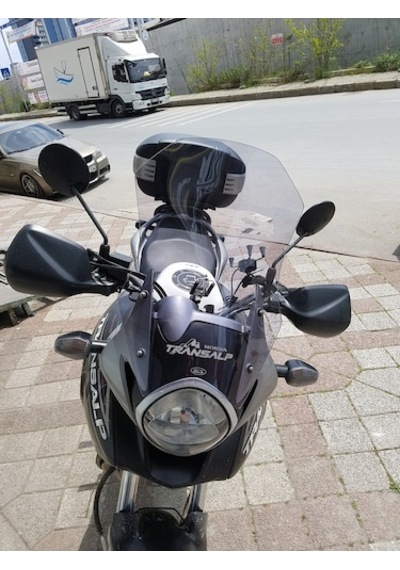 Zeus Motor 2008-2011 Honda Xl 700 Transalp Uyumlu Uzun Ön Cam Açık Füme