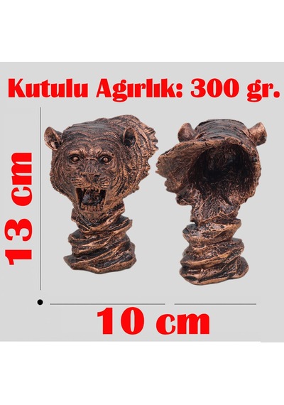 Lüks Gerçekçi Reçine 3d Kaplan Biblo Heykel Figür Ev & Ofis Hediyesi Dekoratif Obje Vitrin Süsü