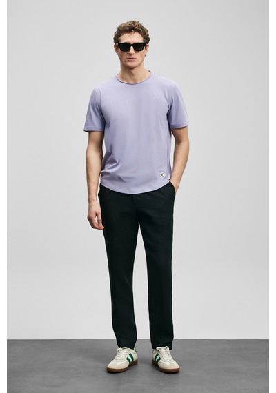 Lufian Junya Erkek Basic Tişört Lila Lila 111020312100870