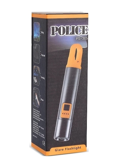 Ps-305 Şarjlı Göstergeli Askılı Zoomlu Tamirci El Feneri Çok Renkli 52946066