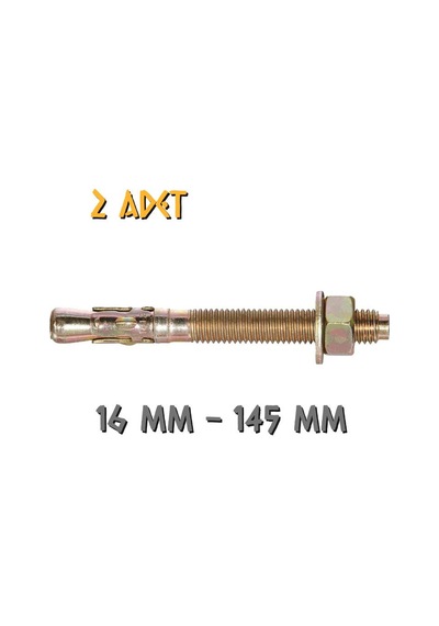 Made Klipsli Çelik Dübel 16x145 Mm - 2 Adet