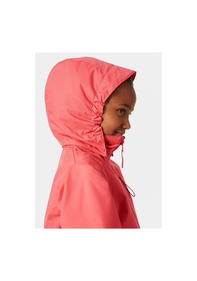 Helly Hansen Jr Crew Hooded Yağmurluk Mont Pembe