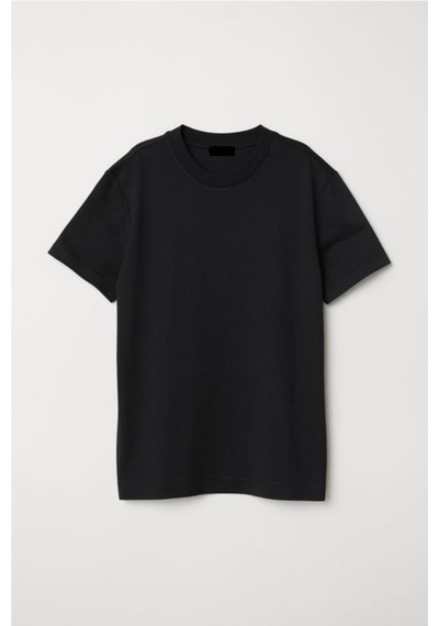 Cool Tarz Siyah Basic Erkek Bisiklet Yaka Oversize Kısa Kollu T-shirt Siyah Siyah