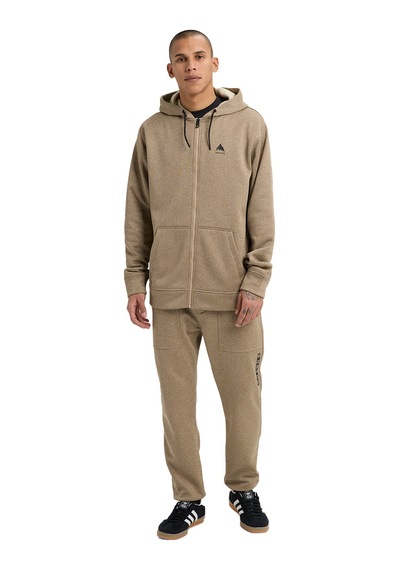 Burton Burton Mens Oak Full-zip Hoodie Erkek Bej Sweat 30609