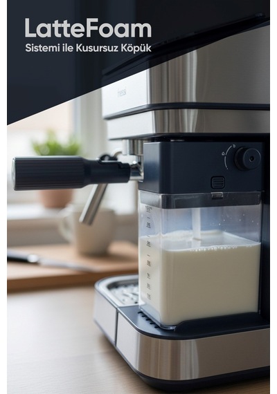 Fressi EM-02 Urban 1350 W Espresso Latte Cappuccino Kahve Makinesi