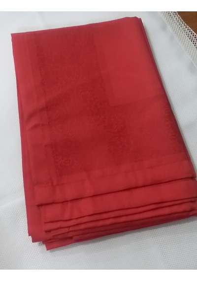 Jumbo Masa Örtüsü Sıvı Geçirmez Leke Tutmaz Kırmızı 160x220cm