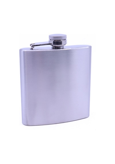 Paslanmaz Çelik Cep Matarası - Hip Flask 6 Oz