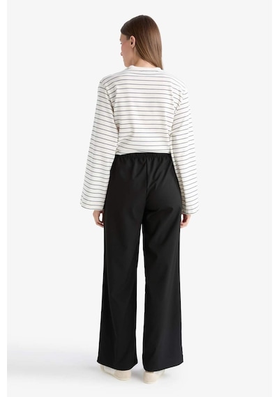 Defacto Wide Leg Geniş Bol Paça Pantolon D4150ax25aubk27 Siyah