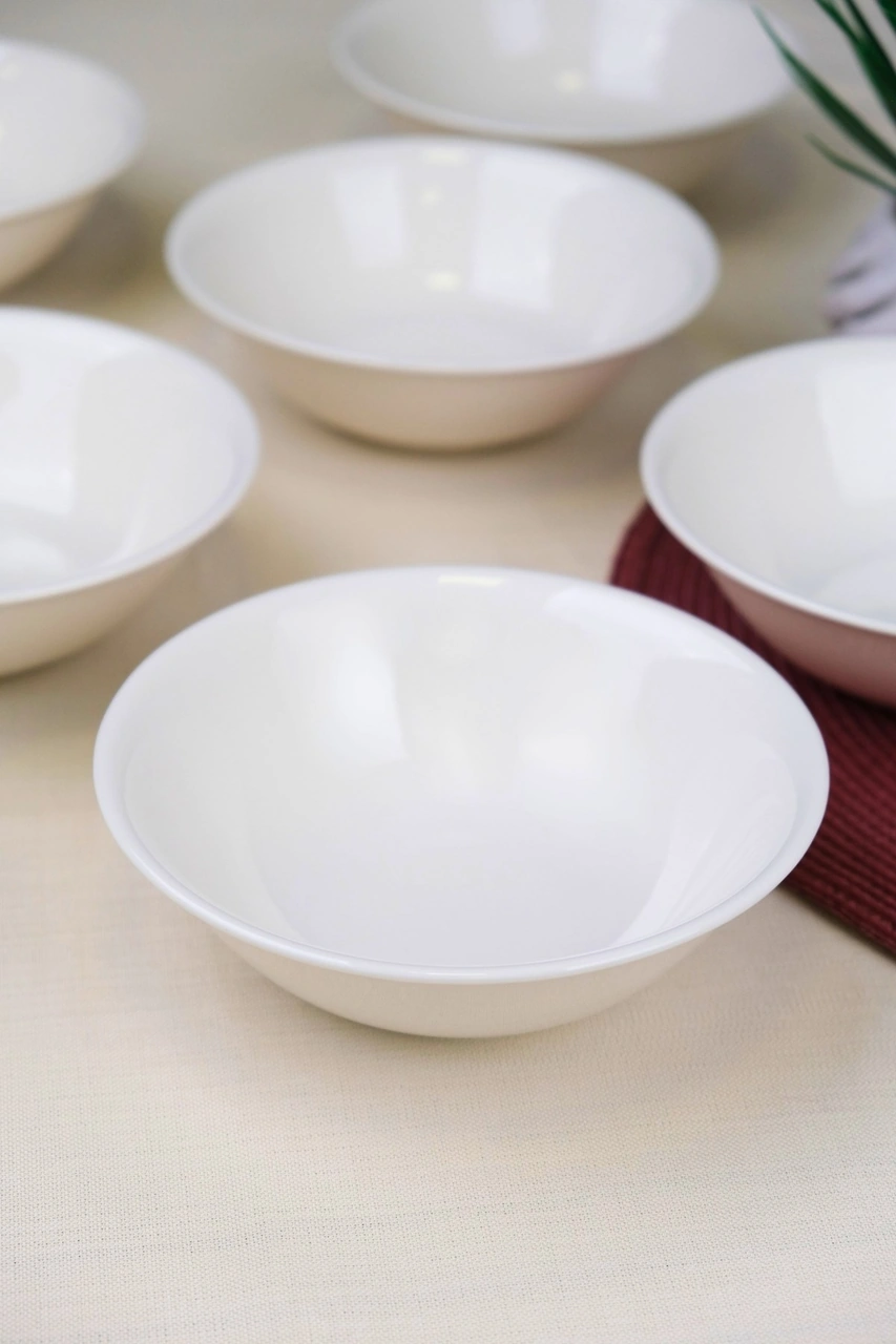 Tabak Evi Porselen Chic Kase 16cm 420cc 6 Lı Çok Renkli