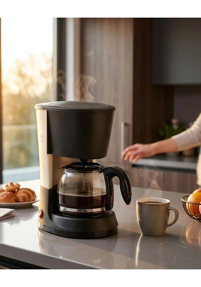 Hubrendy Tekno 12 Fincan Filtre Kahve Makinesi 1.2 Litre Damlatmaz Sistem Kahve Makinesi Diğer