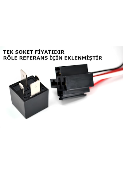 4 Kablolu Güç Rölesoketi 80a Kalın Bacak Fiş Uyumlu