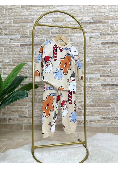 Lolliboomkids Çocuk Yeni Sezon %100 Pamuk Penye Şeker Kurabiye Adam Temalı Temalı Paça Lastikli Pijama Takımı Şeker Adam Çok Renkli Lolliboomkids Çocuk Yeni Sezon %100 Pamuk Penye Şeker Kurabiye Adam Temalı Temalı Paça Lastikli Pijama Takımı Şeker Adam Çok Renkli