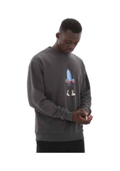 Mnc3410-ant New Balance Mnc3410 Erkek Sweatshirt Antrasit Mnc3410-ant Antrasit