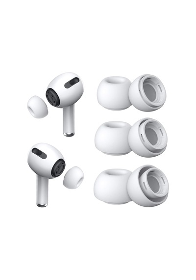 Airpods Pro & Airpods Pro 2. Nesil İçin Gürültü Azaltıcı Delikli, Silikon Kulaklık Ağrısı Yok, Kaymaz Yumuşak Kulak Uçları Uyumlu Airpods Pro/pro 2 Bedenler S/m/l