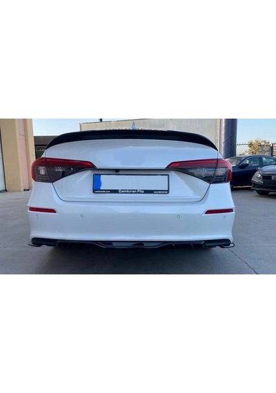 Honda Civic Fe1 Uyumlu 2022+ Aero Difüzör Piano Black