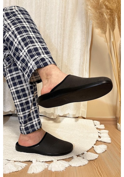 Erkek Desenli Cepli Lastikli Bel Pijama Altı Beyaz