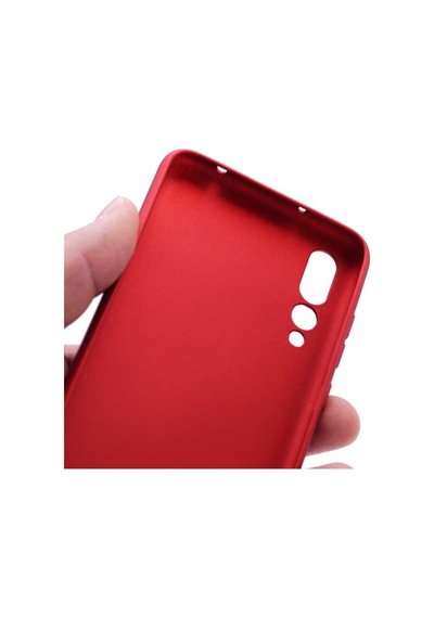 Zore P20 Pro İle Uyumlu Premier Silikon Kılıf Kırmızı