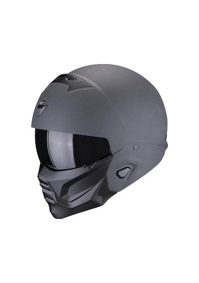Scorpion Exo Combat 2 Graphite Modüler Motosiklet Kaskı Koyu Gri