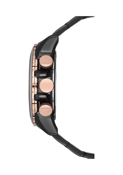 Ferro Fm1542a-r Quartz Siyah Çelik Kordon 45 Mm Erkek Kol Saati Gri