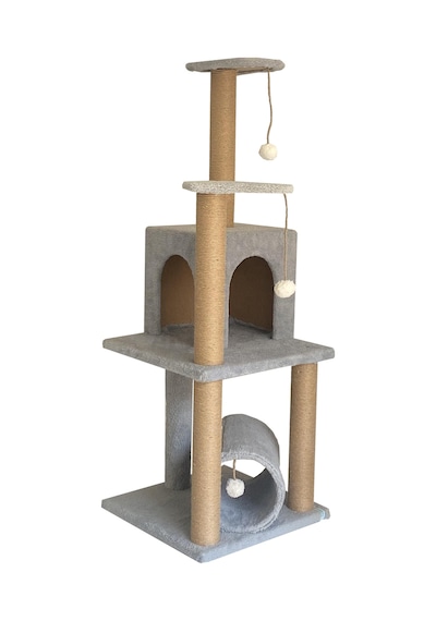 Nursoft T-06 Kedi Tırmalama ve Oyun Evi 110 CM