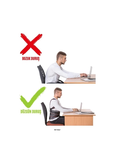 Balenli Manyetik Dik Duruş Korsesi Unisex 001