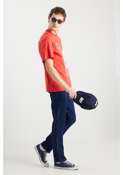 Wrangler Texas Slim Denim Pantolon Dark Indigo Çok Renkli