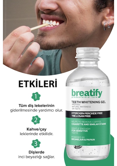 Breatify Diş Beyazlatıcı Jel 20 ML
